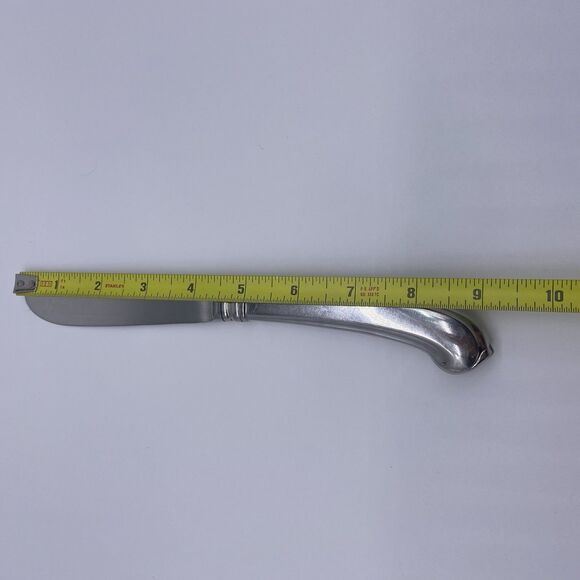 Set of 5 Gorham Colonial Tipt Glossy 18/8 Stainless Flatware Japan Dinner Knives - Picture 3 of 4